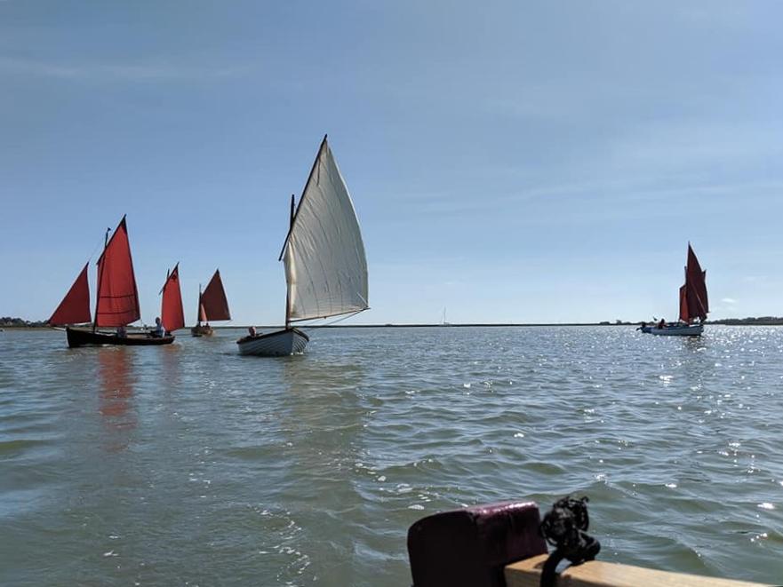 Sailing in company on the River Alde © Alistair Randall 2019 