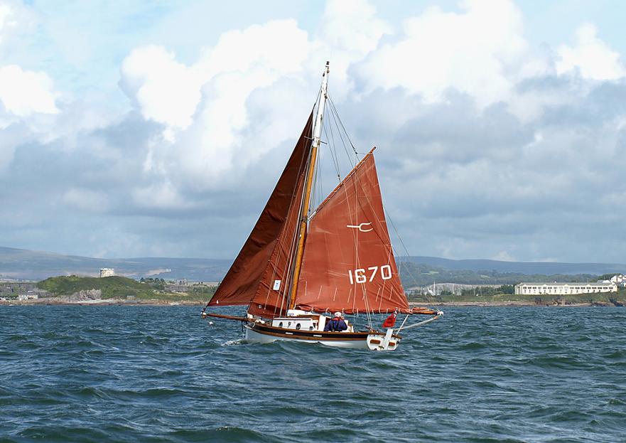 'Tregatreath'
Enjoying a sail with the SW Gaffers, Plymouth, 2017 © Immanuel Craig 2017 