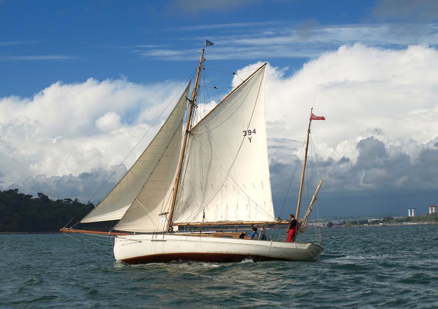'Gwenili', built Bordeaux 1910
'Gwenili' joins the SW Gaffers, Plymouth, 2017 © Immanuel Craig 2017 