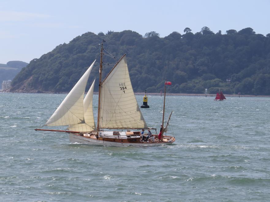 1910 French yawl, 'Gwenili'
On passage to France, 'Gwenili' joins SW Gaffers, Plymouth, 2017 © Steve Lorraine 2017 
