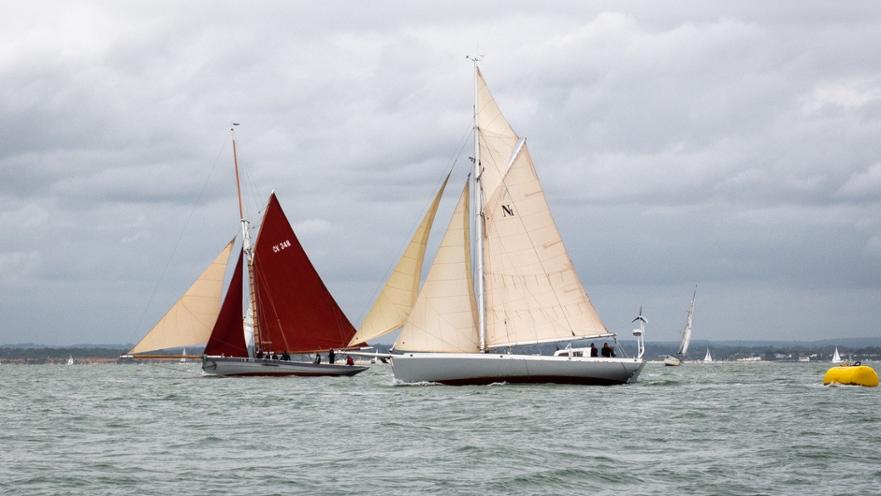 Nomad and My Alice, two of the boats that finished the race © R Jacobs 2018 