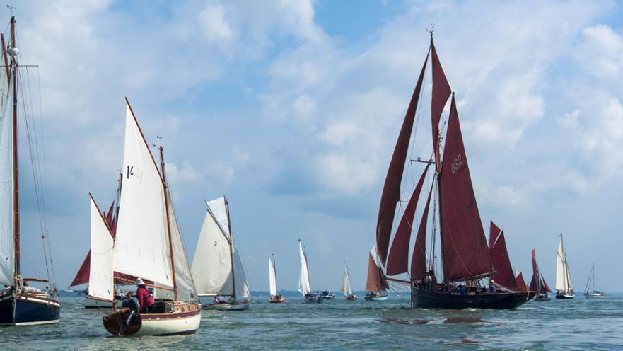The Yarmouth Race. All boats can join in. © R Jacobs 2014 