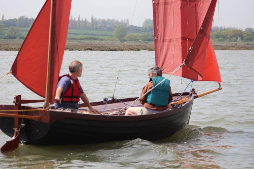'Tiki' on her first EC outing
Julian and Alison join the fleet at Tollesbury, 2016 © Jo Roblin 2016 