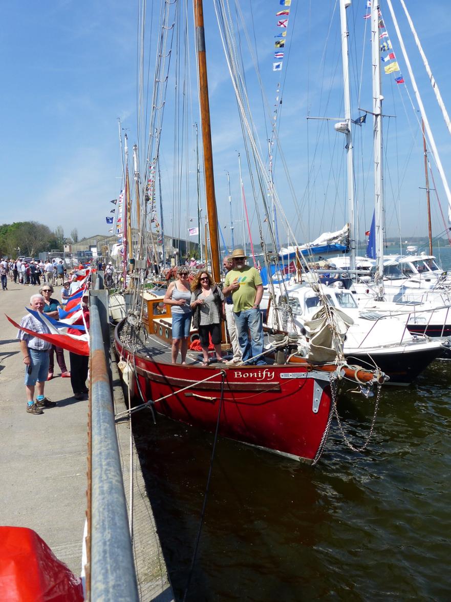 The fence put up across Mistley Quay is both ugly and unnecessary according to campaigners ©Sue Lewis 