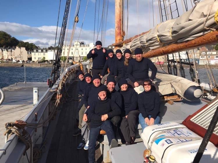 'Williams II' crew Tobermory to Oban ©Blyth Tall Ship 