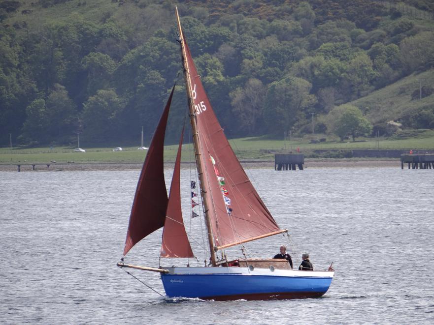 'Robinetta' sails at Campbeltown Classics, 2017 © Alistair Randall 