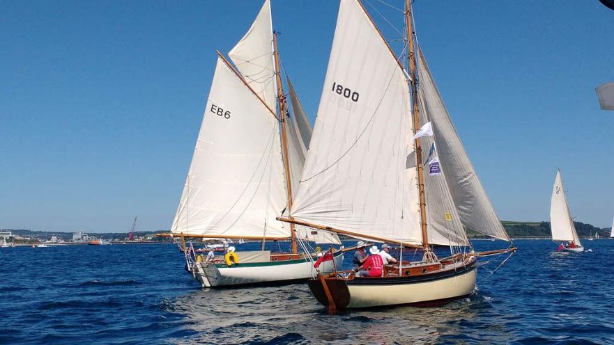Ivy Green with Mary Ritchie at Falmouth Classics ©C Hussey 