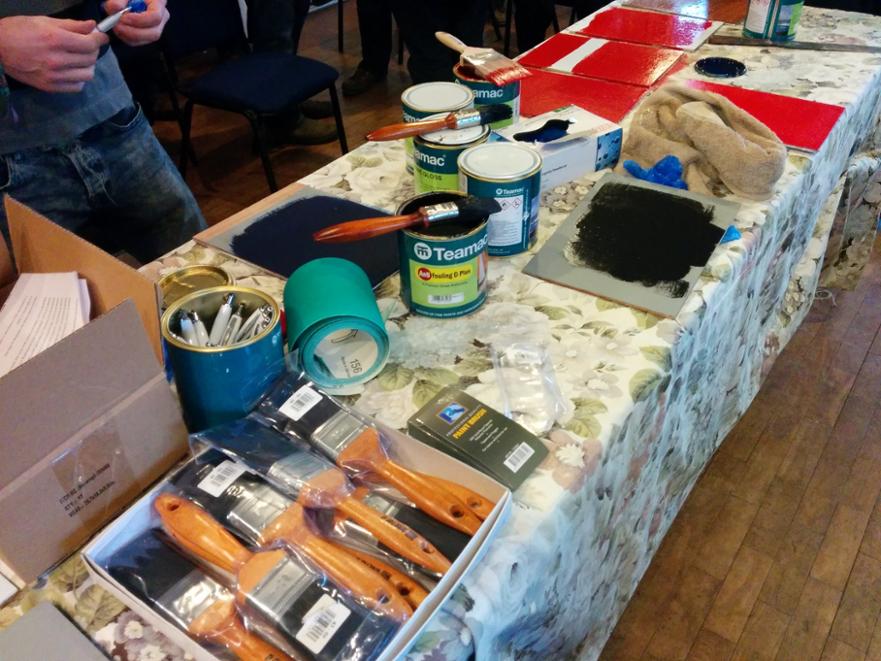 Teamac Paint Seminar at Pin Mill Feb 2017 ©Sue Lewis 