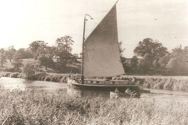 Norfolk wherry 'Bramble' ©Jayne Tracey