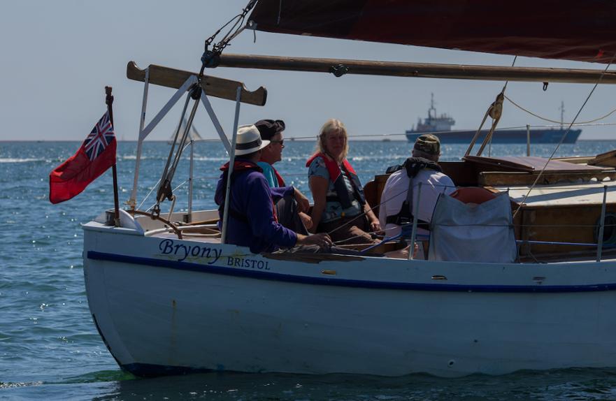 Busy crew of Bryony. ©Jane Bryan 