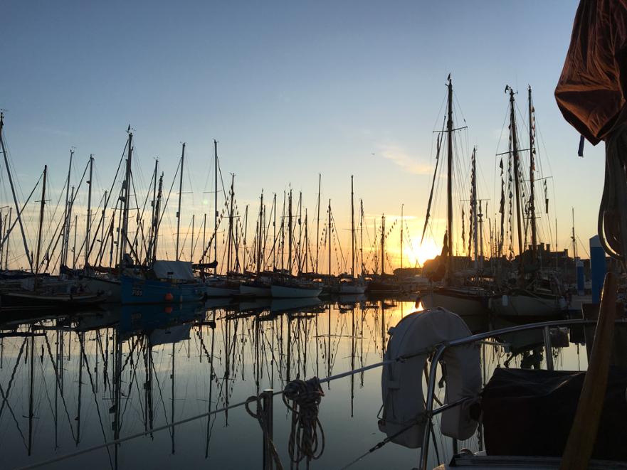 Atmospheric Solent Gaffers Regatta ©S. Mitchell 