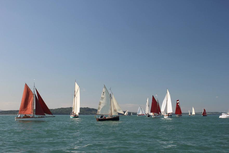 Not much breeze for the Solent Annual Race, 2017 ©S Mitchell 