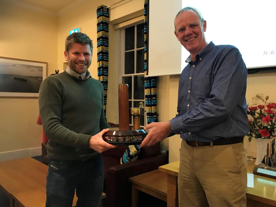 Ed Rice was awarded the Seamanship Trophy ©A. Hind 