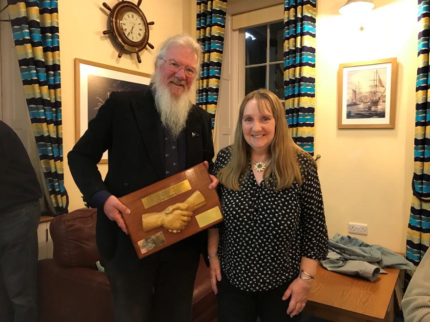 Dave & Margaret Moore won the Friendship Trophy ©A. Hind 