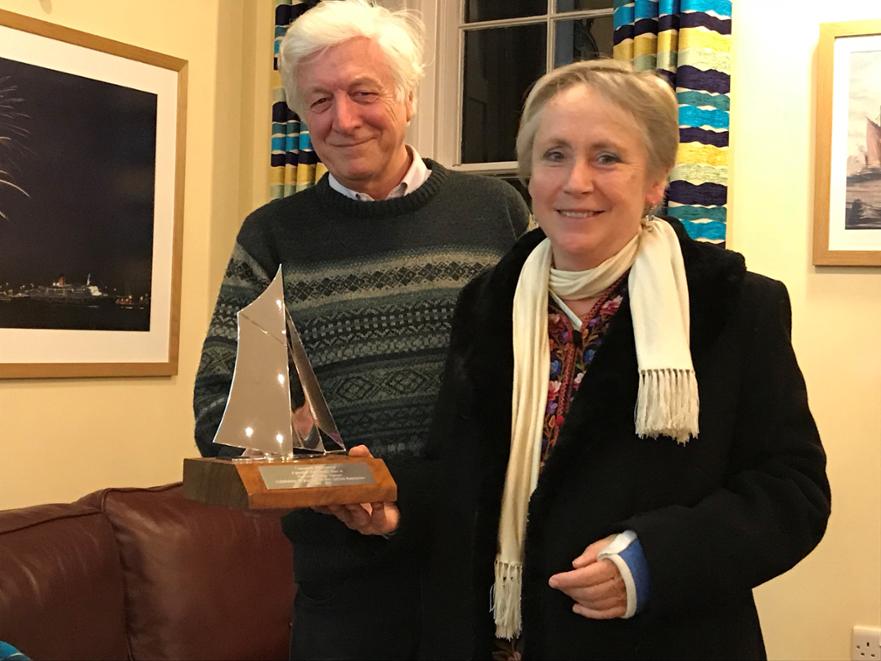 Mike & Elaine Turner won the Concours d'Elegance Trophy ©A Hind 