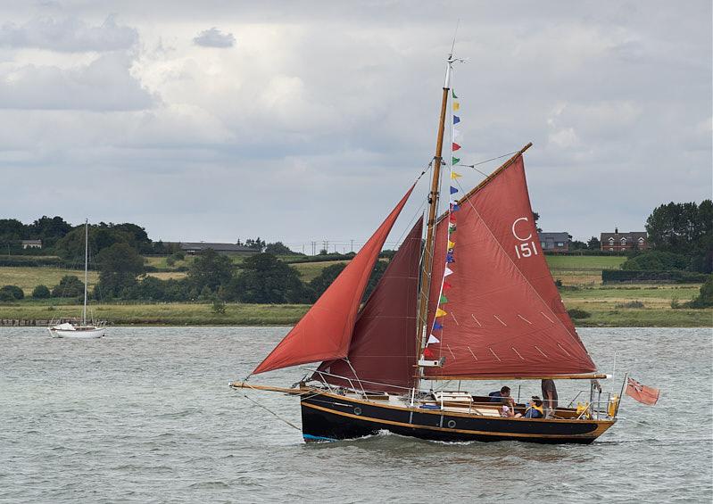 'Jane Louise' joins the EC OGA August Classics, 2017 ©Sandy Miller 2017 