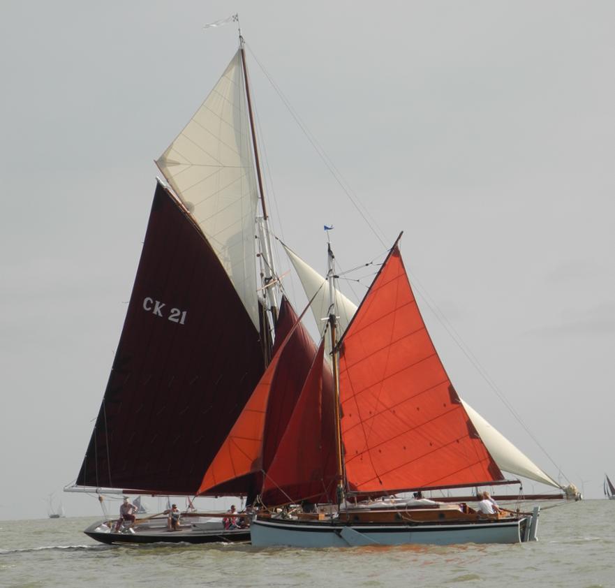 Swale Smack and Barge Match, 2015 ©Edward Mannering 2015 