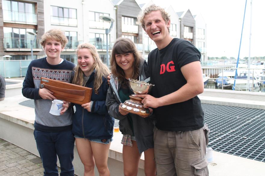 Youth crew take the prizes! 'Dirty Girty' sailed in heavy weather to a fine finish, East Coast Race, 2014 ©Peter Collyer Smith 2014 