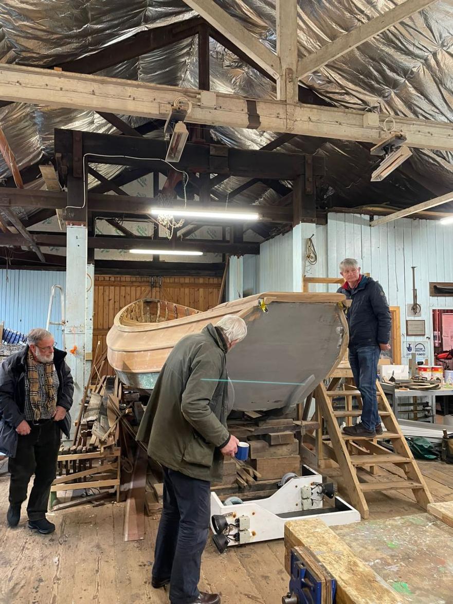 2: Blyth Tall Ships - A Coble under repair ©Charlie Harris 2022 
