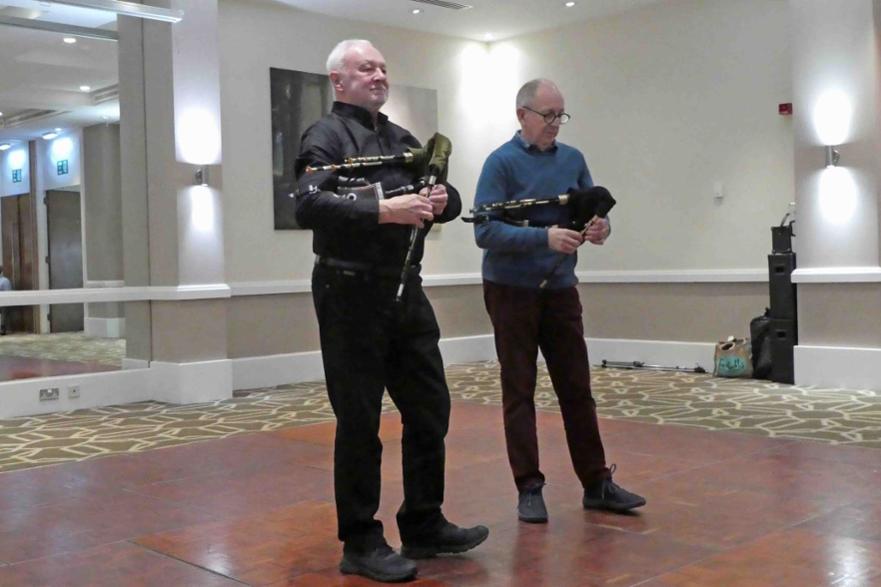 10: Sunday - Northumberland Pipes ©Viv Head 2022 