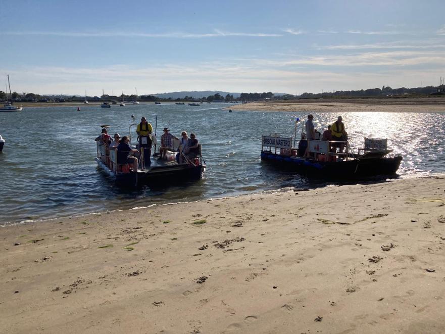 Gaffers 'landing' on the beaches of Bembridge