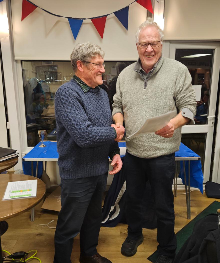 Ben Collins receiving a Presidents Commendation ©OGA