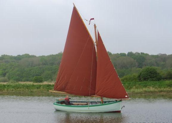 'Faith', launched 2014, sails in the East Coast rivers ©A Mackenzie