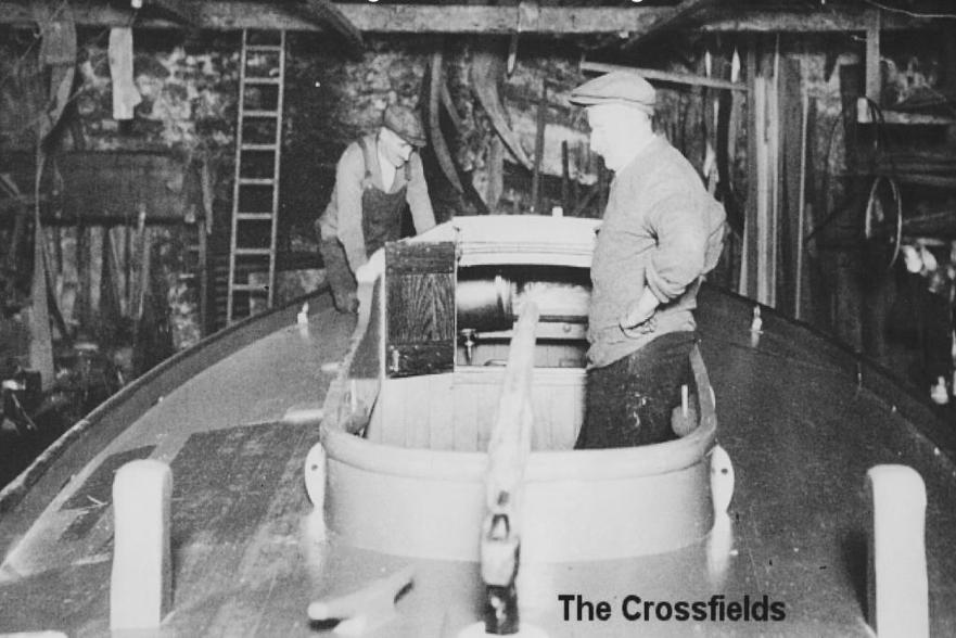 The 'Sir William Priestley' being built, 1934 