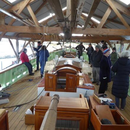 On Deck II
Another shot of SW gaffers on the deck of 